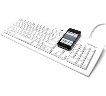 Produktbild Matias USB 2.0 Tastatur mit Smartphone-Halterung