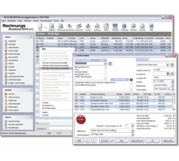 Produktbild Data Becker Rechnungsdruckerei 2010 pro