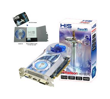 Produktbild HIS Radeon HD 5670 IceQ (512MB)