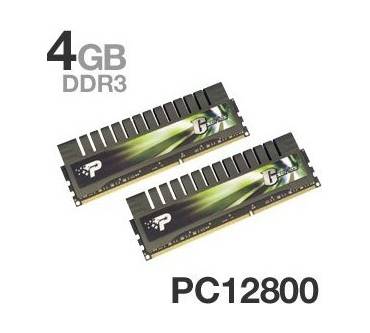 Produktbild Patriot Memory G-Series 4 GB DDR3-1600 Kit (PGS34G1600ELKA)