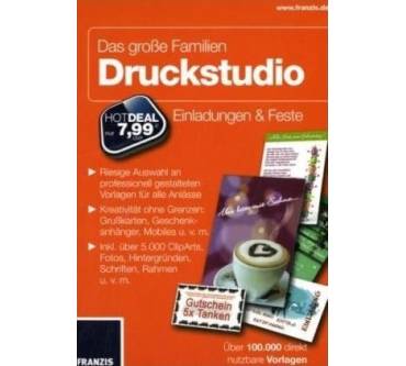 Produktbild Franzis Das große Familien-Druckstudio