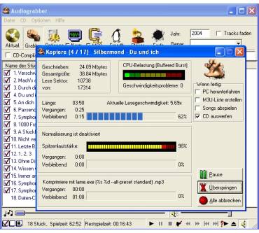 Produktbild The LAME Project Audiograbber 1.83 SE