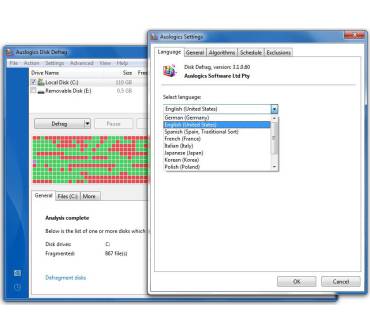 Produktbild Auslogics Disk Defrag 3.1.4