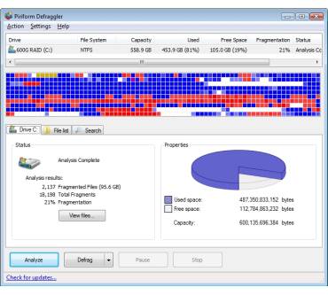 Produktbild Piriform Defraggler 1.18