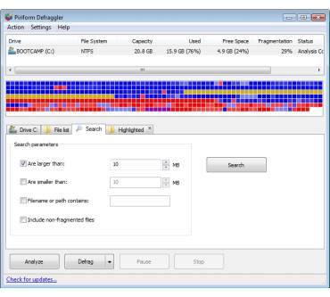 Produktbild Piriform Defraggler 1.18