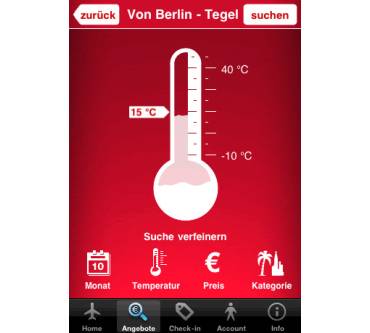 Produktbild Air Berlin App