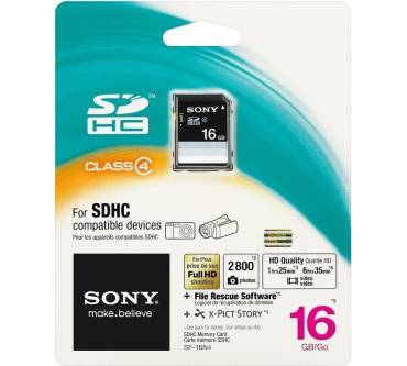 Produktbild Sony Experience SDHC Class 4 16GB (SF16N4)