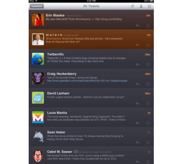 Produktbild The Iconfactory Twitterrific 1.1 (für iPad)