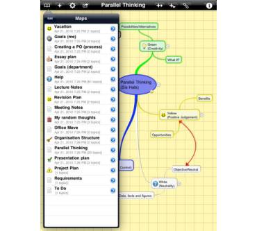 Produktbild iThoughts Mindmapping-App (für iPad)