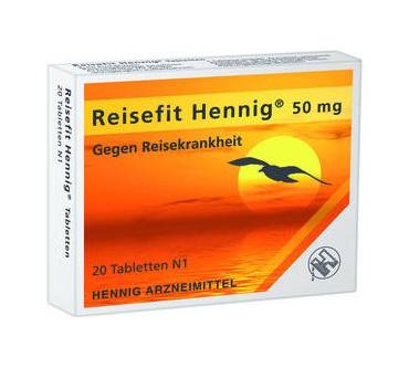 Produktbild Hennig Arzneimittel Reisefit Hennig 50mg, Tabletten