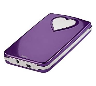 Produktbild Hama 2,5-Zoll-SATA-USB-2.0-Festplattengehäuse Purple-Heart