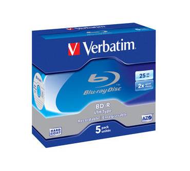 Produktbild Verbatim BD-R SL LTH 2x (25 GB)