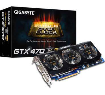 Produktbild GigaByte GeForce GTX 470 Super Overclock (GV-N470SO-13I)