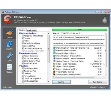 Produktbild Piriform CCleaner 2.34