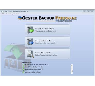 Produktbild Ocster Backup