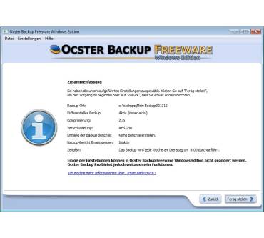 Produktbild Ocster Backup