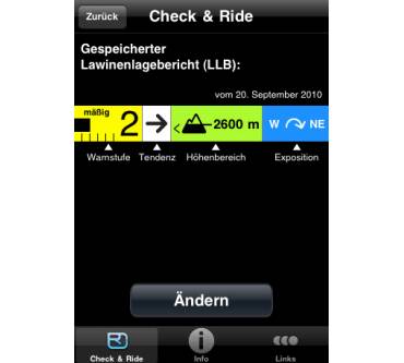 Produktbild Alpstein Tourismus Ortovox Skitouren-App