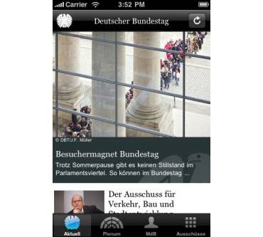 Produktbild Deutscher Bundestag App