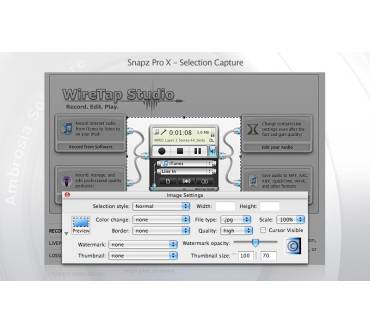 Produktbild Ambrosia Software Snapz Pro X 2.2.3