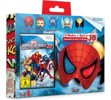 Produktbild Marvel Super Heroes 3D Grandmaster's Challenge (für Wii)