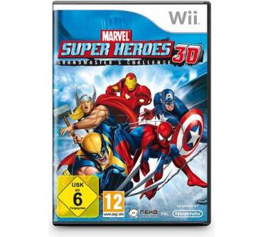 Produktbild Marvel Super Heroes 3D Grandmaster's Challenge (für Wii)