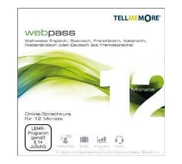 Produktbild Auralog Tell Me More Webpass Englisch (12 Monate)