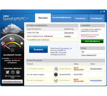 Produktbild Uniblue Speed Up My PC 2011