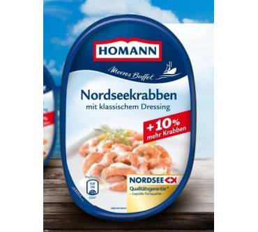 Produktbild Homann Meeres Buffet Nordseekrabben mit klassischem Dressing