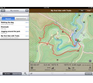 Produktbild Felix Lamouroux Trails - GPS Logbuch