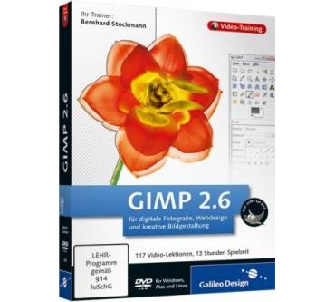 Produktbild Galileo Design GIMP 2.6 für digitale Fotografie, Webdesign und kreative Bildgestaltung