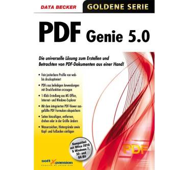 Produktbild Data Becker PDF Genie 5.0