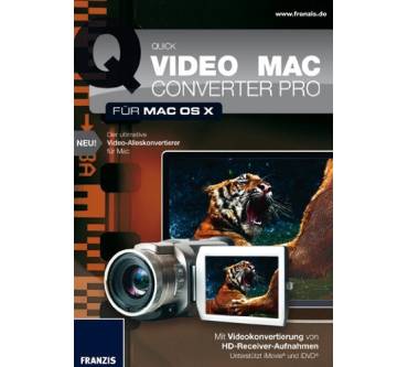 Produktbild Franzis Quick Video Converter Pro für Mac