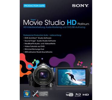 Produktbild Sony Vegas Movie Studio HD Platinum Production Suite