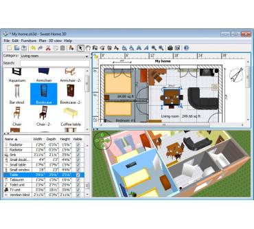 Produktbild eTeks Sweet Home 3D 3