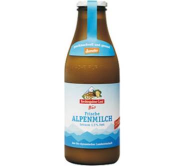 Produktbild Berchtesgadener Land Frische Bio-Alpenmilch, fettarm (Demeter)