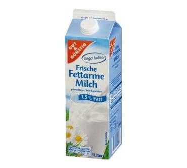 Produktbild Edeka / Gut & Günstig Frische fettarme Milch 1,5% Fett