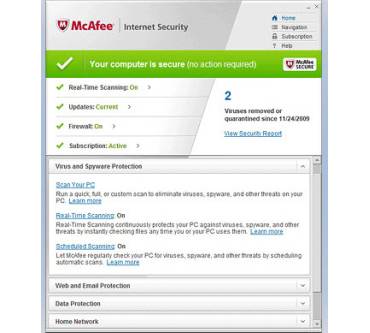 Produktbild McAfee Internet Security 2011