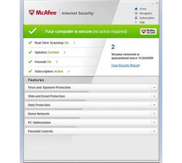 Produktbild McAfee Internet Security 2011