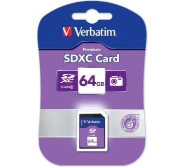 Produktbild Verbatim Premium SDXC Class 10 64 GB (44024)