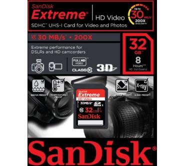 Produktbild SanDisk Extreme HD Video SDHC Class 6