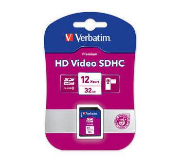 Produktbild Verbatim HD Video SDHC Class 6