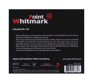 Produktbild Andreas Gloge / Volker Sassenberg Point Whitmark. Hauptrolle: tot