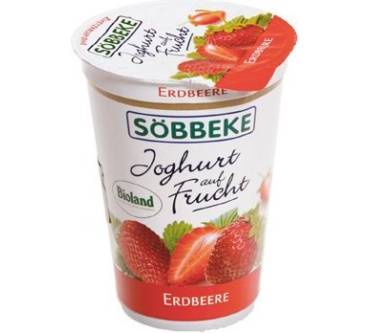 Produktbild Söbbeke Joghurt auf Frucht Erdbeere