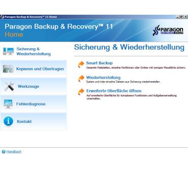 Produktbild Paragon Software Backup & Recovery 11 Home