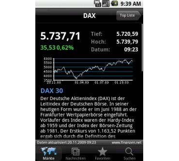 Produktbild Finanzen.net App