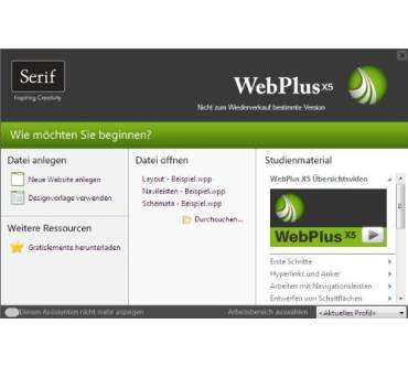 Produktbild Serif WebPlus X5