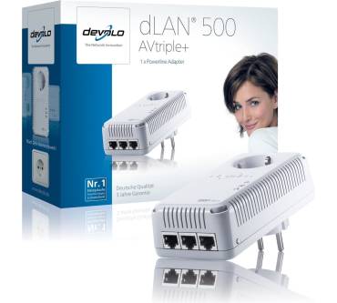 Produktbild Devolo dLAN 500 AVtriple+ Adapter