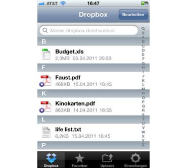 Produktbild Dropbox Remote Access App