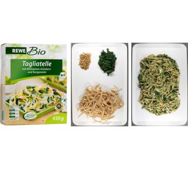 Produktbild Rewe / Bio Tagliatelle mit Blattspinat, Grünkern und Gorgonzola (Bio)