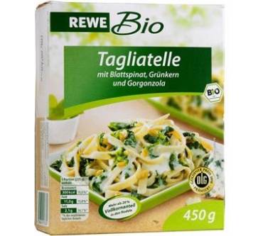 Produktbild Rewe / Bio Tagliatelle mit Blattspinat, Grünkern und Gorgonzola (Bio)